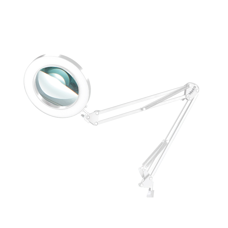 Foldable magnifying lamp na may 360-degree na pag-ikot