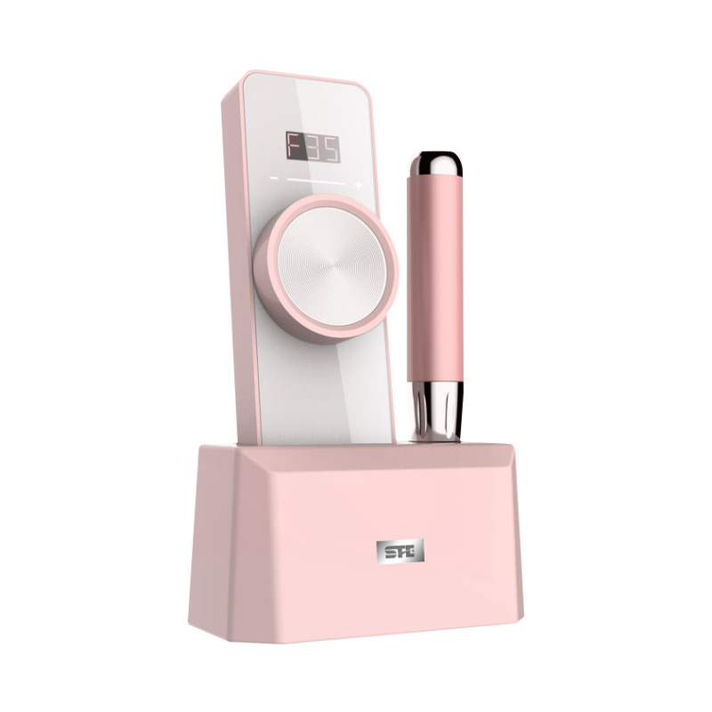 Nail drill na may charging base